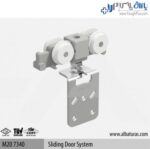 مکانیزم آویز تک درب کشویی 60 کیلویی بدون بلبرینگ آلباتور - Image 3