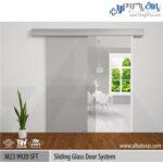 مکانیزم آویز تک درب شیشه ای کشویی 120 کیلویی دو طرف آرام بند آلباتور - Image 4