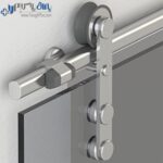 مکانیزم آویز تک درب شیشه ای کشویی 60 کیلویی روستیک آلباتور - Image 2