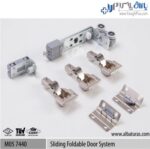 مکانیزم درب آکاردئونی 40 کیلویی قرقره بلبرینگی آلباتور - Image 6