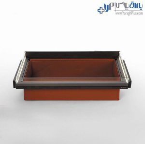 باکس چرمی ریلی داخل کمد لباس با بدنه LED قابل رگلاژ آرام بند یونی هاپر