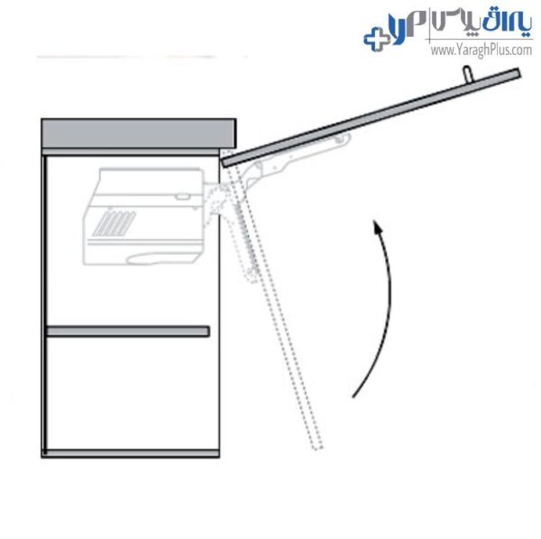 جک کابینت تاچ HK-29 TIP-ON بلوم