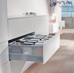 ریل کشو تاندم باکس ارتفاع بلند با براکت شیشه بلوم