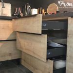 ریل کشو آرام بند بدنه دار ارتفاع کوتاه رنگ مشکی هتیچ مدل INNOTEC ATIRA