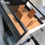 ریل کشو آرام بند بدنه دار ارتفاع بلند رنگ مشکی هتیچ مدل INNOTEC ATIRA