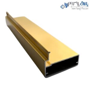 بهترین نوع پروفیل دستگیره طلایی درب شیشه ای کابینت