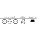 پریز توکار کابینت مدل Elea فانتونی N319