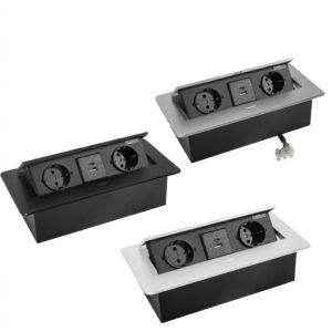 پریز توکار کابینت ملونی ۱۰۰۹۰ با پورت شارژر USB
