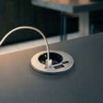 خرید پریز توکار گرد ملونی ۱۰۱۰۴ با پورت شارژر USB