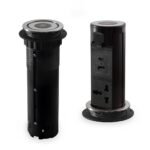 خرید پریز آسانسوری برقی ملونی 10158 با پورت شارژر USB و TypeC